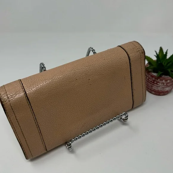 Chloe Tan Leather Long Wallet - Picture 2 of 11